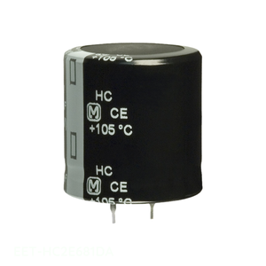 Condensateur à montage traversant 680 µF 20% 250V SNAP TH EET-HC2E681DA – Distributeur agréé - Product Image 1
