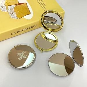 Biểu Tượng Tùy Chỉnh Mini Gương Xách Tay Đa-Màu Sắc Trang Điểm Du Lịch Quà Tặng Cho Phụ Nữ Hiện Đại Có Thể Gập Lại Túi Nhỏ Gương Thủ Công Mỹ Nghệ Cho Cô Gái - Product Image 3