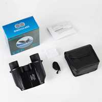 Mini Telescopio Porro 10x25 Compacto de Alta Definición con Alcance de 120m para Adultos, Caza, Viajes y Observación de Paisajes