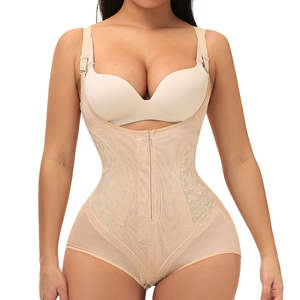 女式单件紧实紧身紧身胸衣透气腰臀塑身衣，用于腹部提升 - Product Image 1