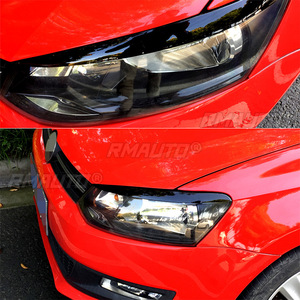 ชุดแต่งไฟหน้ารถยนต์ VW Polo พร้อมฝาครอบไฟหน้า คิ้วไฟหน้า ของตกแต่งรถยนต์ อุปกรณ์ตกแต่งรถยนต์ - Product Image 5