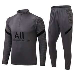 Ensemble <span class=keywords><strong>de</strong></span> maillots <span class=keywords><strong>de</strong></span> football du club <span class=keywords><strong>de</strong></span> <span class=keywords><strong>France</strong></span> Paris 2022-23, respirant, taille plus, unisexe, adulte, uniforme d'entraînement - Product Image 2