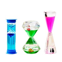 Jouets de soulagement de l'anxiété Sensory Reverse Flowing Liquid Motion Timers for Sensory Play