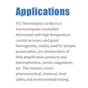 Prix de gros – <span class=keywords><strong>Module</strong></span> LED multi-usages à refroidissement rapide pour laboratoire, 4 modules continus ℃   Boîte à glace thermostatée - Product Image 6