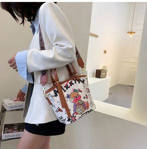 Bolsos de Mano de Diseño Moderno con Estampado de Grafiti para Mujer, Bolsos de Hombro Coloridos y a la Moda con Cierre, Bolsos de Mano Portátiles - Product Image 4