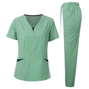 High Quality Dental Hospital OEM Logo <b>Doctor</b> Nurse Scrubs Uniform Women Men Medical Scrubs Uniforms <b>Sets</b> - Product Image 1