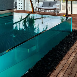 Piscina Infinita Grande de Acrílico Transparente y Fibra de Vidrio, Sobre el Suelo, Experiencia Premium de Recreación al Aire Libre - Product Image 3