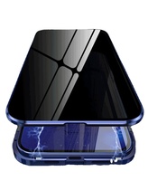 Vente chaude Anti-peep Magnétique Double Face En Verre Trempé étui de Téléphone Portable pour iPhone 11 12 Plus 13 14 15 16 17 Pro Max