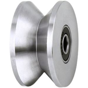 Rueda de Soporte para Puerta Corredera con Polea Fija de Acero Inoxidable 304 para Villa Moderna, con Instalación por Tornillo - Product Image 1