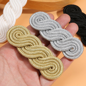 Handmade Vàng Thỏi Mylar lụa chủ đề epaulette đồng phục ngoài trời phụ kiện bện vai xếp hạng dây bện độc đáo - Product Image 1