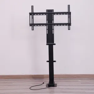 High Quality Adjustable Automatic High Quality Motorized Stands Electric Tv Lift Stand With Bracket 32''-- 70"