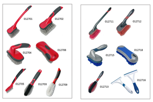 Juego de Cepillos para Cuidado del Automóvil <span class=keywords><strong>EcoClean</strong></span> con Mango Largo, Cepillo para Lavar Autos, Cepillo para Limpiar Ruedas de Autos - Product Image 2
