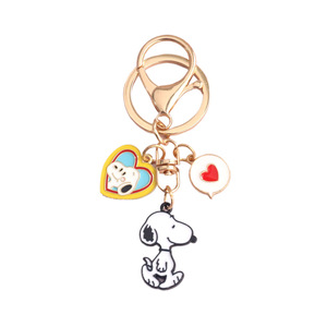<span class=keywords><strong>Porte</strong></span>-clés en alliage de zinc <span class=keywords><strong>Snoopy</strong></span> de dessin animé mignon, pour femmes, couple, souvenir, cadeau, pendentif pour sac à dos, pendentif pour sac d'école - Product Image 5