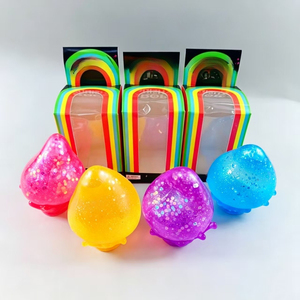 2026 New Glitter Water Drop Maltose <b>Squishy</b> Toy TPR Slow Rebound Stress Relief Decompression Gift - Product Image 6
