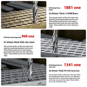 Nitrided tốc độ cao thép côn chân khoan 6 100 cứng khoan với 10mm 3mm 6mm 8mm Kích thước được sản xuất bởi nhà sản xuất khoan - Product Image 4