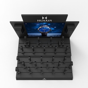 HUAXIN木製腕時計ディスプレイスタンドMDF腕時計ストラップディスプレイ小売時計ディスプレイホルダー - Product Image 6