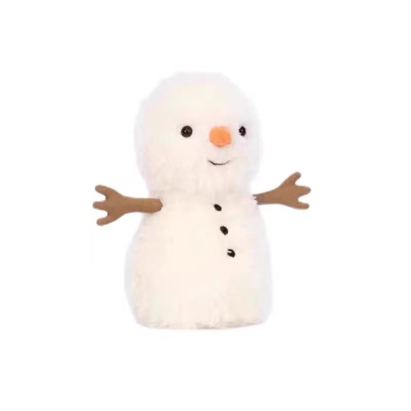 Bonhomme de neige bouclé 18 cm
