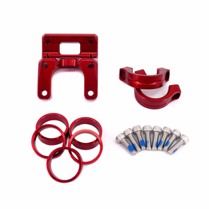 KKE Handlebar <strong>Risers</strong> Kit Fit Sur-Ron Light Bee <strong>X</strong> Talaria Sting E-Bike Bracket Clamps Pads - Product Image 4