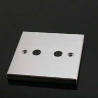 YIVO XSSH Audiophile HIFI Speaker Terminal Plate 2-Port Binding Post Wall Panel untuk Amplifier Chassis Peralatan Audio Video OEM