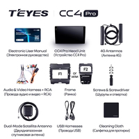 TEYES-Autoradio CC4 PRO pour Ford Edge 2 2015-2018, CarPlay Android Auto 2DIN, autoradio multimédia stéréo