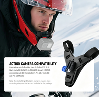 Support de mentonnière pour casque NEEWER GP-72 compatible avec les caméras d'action GoPro