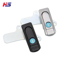 Serrure à bouton-poussoir en alliage de zinc Hengsheng AB102, serrure à came pour armoire électrique