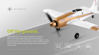 WLToys XK A260 RarebearF8F 3D/6G 2.4GHz 4 canaux Avion électrique télécommandé EPP Cadeau pour enfants et adultes Jouets