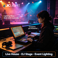 Télécommande DMX512, portée 30M, 2000W, pour console d'éclairage de scène PC, contrôleur DMX pour DJ, projecteur LED PAR à tête mobile