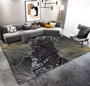 Gambar 3D ukuran besar Turki gaya Amerika karpet ruang tamu pola abstrak Nordik samping tempat tidur lembut Area Tatami karpet mandi dapur - Product Image 1