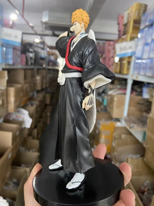 4 Styles de figurines de collection <span class=keywords><strong>Bleach</strong></span> Toushirou <span class=keywords><strong>Zaraki</strong></span> Kenpachi Kurosaki Ichigo, figurines en PVC, figurines d'anime pour enfants - Product Image 3