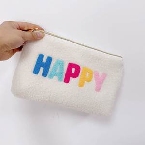 Bolsa de Maquillaje de Viaje de Gran Capacidad de Poliéster con Cierre y Logotipo Personalizado para Mujer - Product Image 1