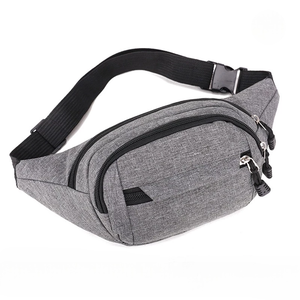 Sac banane et bandoulière en nylon de haute qualité, unisexe, étanche, pour la course en extérieur, avec porte-téléphone et fermeture éclair, fournisseur vietnamien - Product Image 1