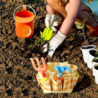 Ensemble d'outils de jardinage floraux pour enfants Jouets de sable de plage avec truelle et fourchette pour le jardinage et les jeux en plein air Kit de jardinage