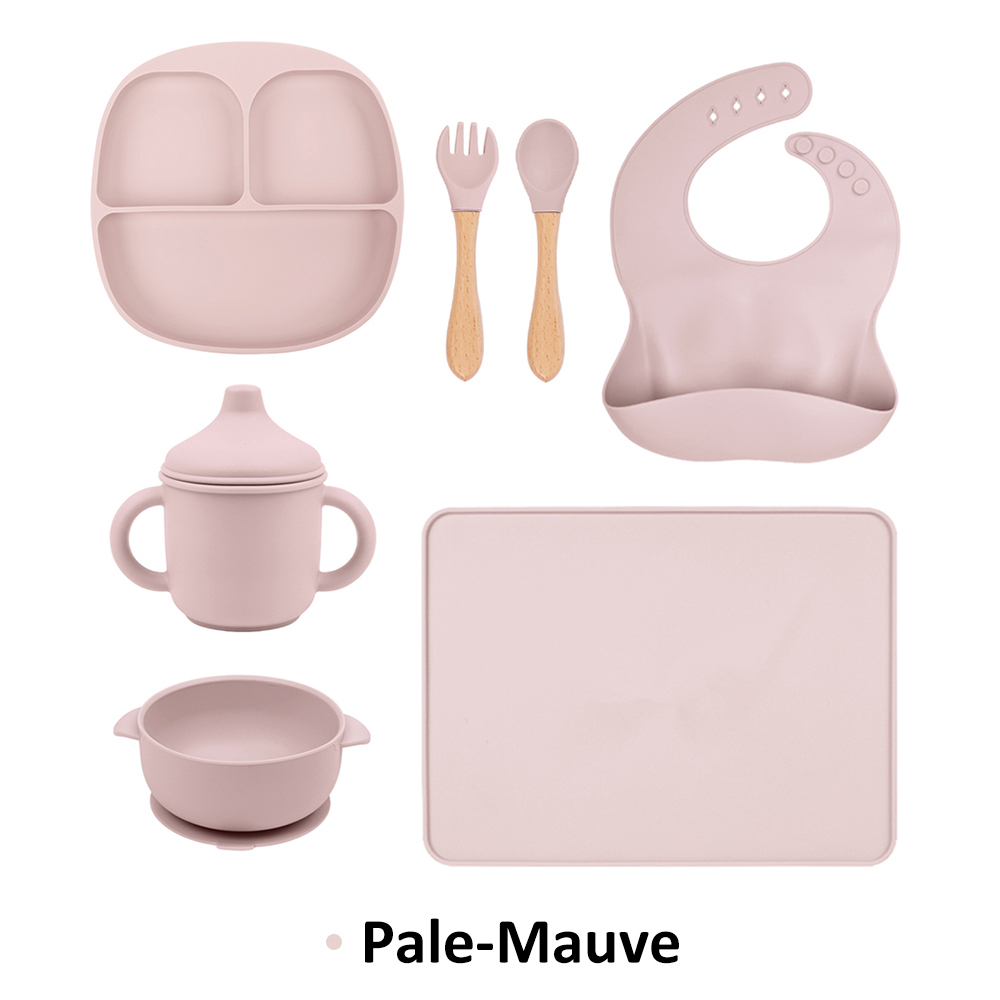 FS0005 set di mangimi per bambini-pallido-malva