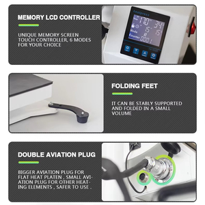 <span class=keywords><strong>5in1</strong></span> đa chức năng kỹ thuật số Máy ép nhiệt chuyển thăng hoa T-Shirt Mug Hat Cap T-Shirt máy in để bán - Product Image 6