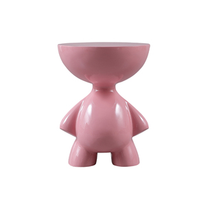 Table d'appoint en fibre de verre en forme de poupée à tête <span class=keywords><strong>plate</strong></span> au design moderne pour salon meubles de maison - Product Image 3