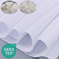 Tissu d'entoilage de col tissé 100% coton pour chemise