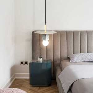 Lustre suspendu en marbre rond à une seule tête E27 LED pour la maison - Product Image 2