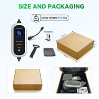 Gocean New Energy 3,5KW 16A IP66 5M Kabel Tragbares AC EV-Ladegerät für Zuhause