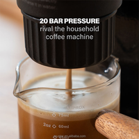 Machine à expresso de voyage sans fil 20 bars, batterie 7800 mAh, charge rapide USB-C, cafetière à capsules auto-chauffante portable pour la randonnée