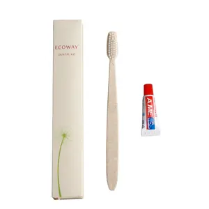 Hotel Disposable Adult Tooth Brush Kit with Tooth Paste Inside