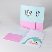 Carpeta de Archivo A4 de Plástico PP Ecológica con Tapa Dura y Doble Bolsillo, Portadocumentos con Logotipo Personalizado Impreso con UV para la Escuela y Oficina