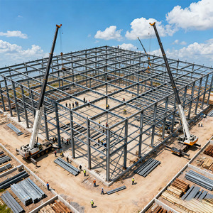 Hiện Đại Được Thiết Kế Giá Rẻ Đúc Sẵn Kết Cấu Thép Kim Loại Xây Dựng Thép Kho Xây Dựng Hội Thảo Kho - Product Image 1