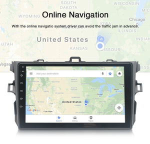 9 inch màn hình cảm ứng không dây Carplay Android đài phát thanh tự động <span class=keywords><strong>Bluetooth</strong></span> Màn hình cảm ứng cho TOYOTA COROLLA 2008-2013 - Product Image 5