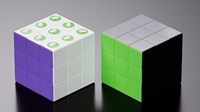 Cube magique personnalisé avec impression UV, mini 3x3x3, en plastique ABS, jouet éducatif promotionnel, casse-tête pour enfants, cadeau