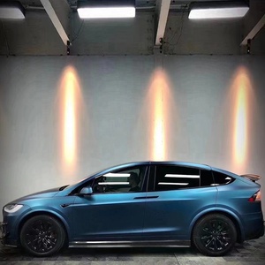 WRAPMASTER 1.52*17m Film protecteur de peinture bleu nuit métallique ultra mat pour voiture réparée - Product Image 2