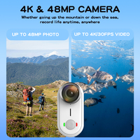 Vente en gros vidéo 4K Wifi Mini caméra de collier de surveillance intelligente sans fil étanche résistante aux chutes pour animaux de compagnie
