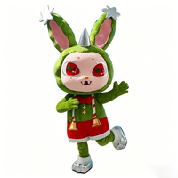 Costume de mascotte de lapin personnalisé pour adulte, unisexe, grande taille, pour fête, tenue de mascotte portable, MOQ 1 pièce