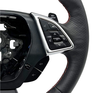 Volante Deportivo Modificado de Cuero Personalizado para Chevrolet Cosavi ZC-KML-1 - Product Image 4