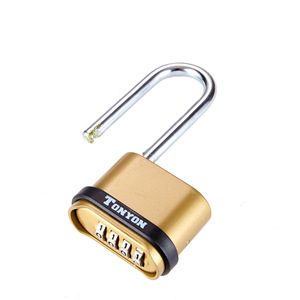 Cadenas à combinaison en alliage de zinc, anse longue de 7 mm de diamètre, corps rectangulaire, pour portail d'entrepôt - Product Image 3